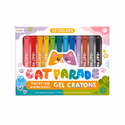 OOLY Cat Parade, 12 pc(s), Black, Blue, Brown, Green, Grey, Light Blue, Light Green, Orange, Purple, Red, Rose, Yellow, Multi ...