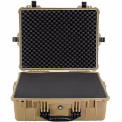Bushnell 24 Inch Extra Large Waterproof Hard Camera Case For Binoculars  Optics  Equipment  Shock Proof  and TSA Ready (Tan)