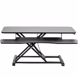 VIVO 42 inch Desk Converter K Series Height Adjustable Sit to Stand