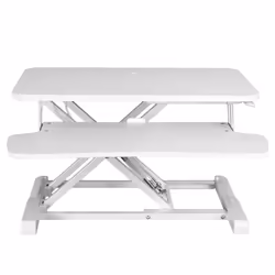 VIVO 26 inch Desk Converter K Series Height Adjustable Sit to Stand Riser Dual Monitor and Laptop Workstation with Keyboar ...