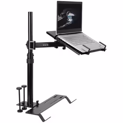 VIVO Single Laptop Car Mount Fully Adjustable Extension Notebook Stand for Trucks Vans and SUVs Articulation and Height ...