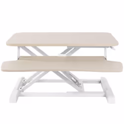 VIVO 26 inch Desk Converter K Series Height Adjustable Sit to Stand Riser Dual Monitor and Laptop Workstation with Keyboar ...