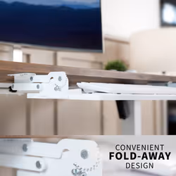 VIVO Large Under Desk 27 x 11 inch Computer Keyboard and Mouse Tray with Swinging Height Adjustment  12 Settings  Platform Drawer for Typing  White  M