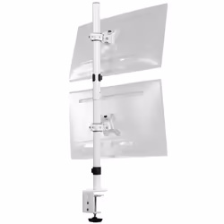 VIVO Dual Vertically Stacked LCD Monitor Desk Mount  Extra Tall Heavy Duty Adjustable Stand for 2 Ultrawide Screens up to 34  ...