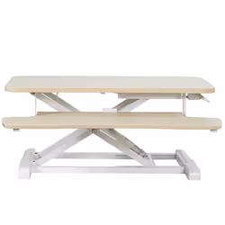 VIVO 28 inch Desk Converter K Series Height Adjustable Sit to Stand Riser Dual Monitor and Laptop Workstation with Keyboar ...
