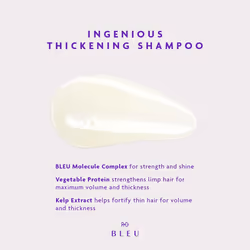 R+Co BLEU Ingenious Thickening Shampoo | Instant Body + Volume + Bounce | Vegan  Sustainable + Cruelty-Free | 8.5 Oz