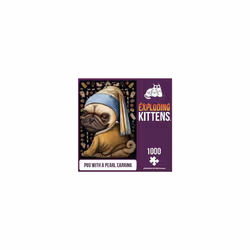 Exploding Kittens Puzzle 1000pcs (Pug w P.Earring)