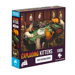 Exploding Kittens Puzzle Cats Playing Craps 1000pcs