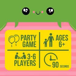 Exploding Kittens Presents: Hoppy Salmon - Quick Card Game for Family Fun - 3-8 Players  Ages 6+ - Quick 90-Second Rounds