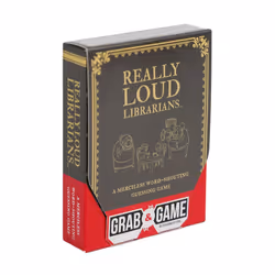 Really Loud Librarians Grab & Game Fast-Paced Word Shouting Fun for Kids Games & Party Games, Ideal for Travel, Game Nights & Parties - Includes 35