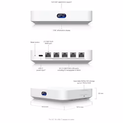 Ubiquiti Cloud Gateway Max gateway/controller 10, 100, 1000 Mbit/s - Additional view 6