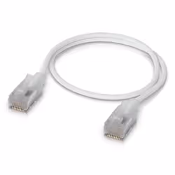 Ubiquiti UACC-Cable-Patch-EL-C6A-0.3M-W networking cable Translucent, White Cat6a - Additional view 2
