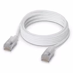Ubiquiti UACC-Cable-Patch-EL-C6A-2M-W networking cable Translucent, White Cat6a - Additional view 2