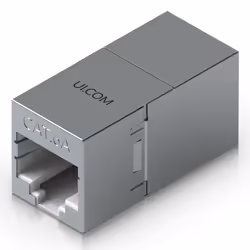 Ubiquiti UACC-RJ45-Coupler-C6A, Flat, Stainless steel, RJ-45, RJ-45, Female, Female