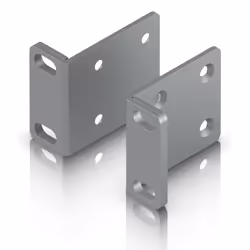 Ubiquiti UACC-Rack-Ear-1U, Mounting kit, Grey, Galvanized steel, 1U, 50 g, 2 pc(s)