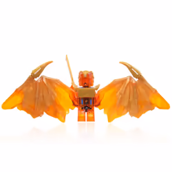 LEGO NINJAGO Crystalized Minifigure - Cole (Golden Dragon) with Wings
