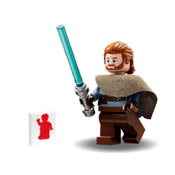 LEGO Star Wars OBI-Wan Kenobi Minifigure - Ben Kenobi with Lightsaber (Hard to Find) 75336