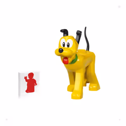 LEGO Disney Mickey and Friends Minifigure - Pluto The Dog (with Green Collar) Very Cute 10777 10776