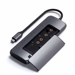 Satechi ST-UCHSEM laptop dock/port replicator Wired USB 3.2 Gen 2 (3.1 Gen 2) Type-A Grey - Additional view 2