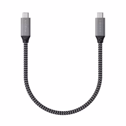 Satechi ST-U4C25M, 0.25 m, USB C, USB C, USB4 Gen 3x2, 40 Gbit/s, Black, Grey
