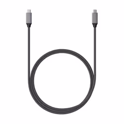 Satechi ST-U4C80M, 0.8 m, USB C, USB C, USB4 Gen 3x2, 40 Gbit/s, Grey, Black