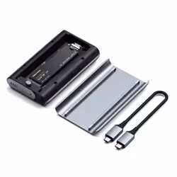 Satechi USB4 NVMe SSD Pro SSD enclosure Grey, Transparent