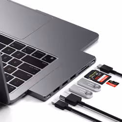 Satechi ST-HUCPHSM laptop dock/port replicator Docking USB 3.2 Gen 2 (3.1 Gen 2) Type-C Grey - Additional view 5