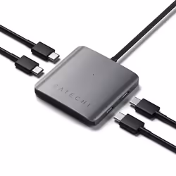 Satechi ST-H4CPDM interface hub USB Type-C 10000 Mbit/s Grey - Additional view 5