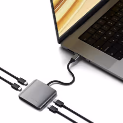 Satechi ST-H4CPDM interface hub USB Type-C 10000 Mbit/s Grey - Additional view 6