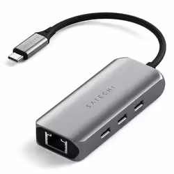 Satechi ST-H3C25EM interface hub USB Type-C 10000 Mbit/s Grey