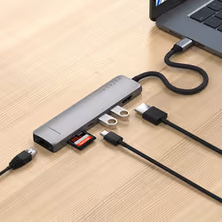 Satechi ST-P7SM interface hub USB Type-C 10000 Mbit/s Grey - Additional view 8