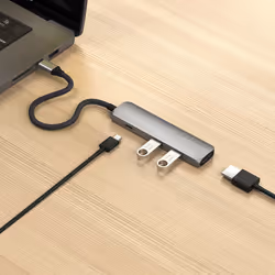 Satechi ST-P4SM interface hub USB Type-C 10000 Mbit/s Grey - Additional view 7