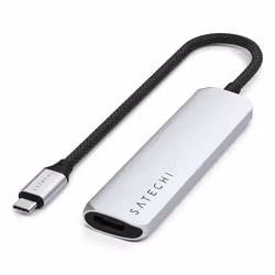 Satechi ST-P4SS, USB Type-C, HDMI, USB 3.2 Gen 2 (3.1 Gen 2) Type-A, USB Type-C, 10000 Mbit/s, 60 Hz, 4096 x 2160, 2160p