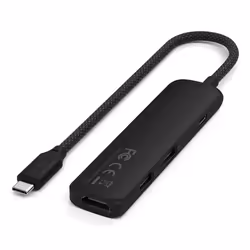 Satechi ST-P4SK interface hub USB Type-C 10000 Mbit/s Black