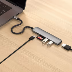 Satechi ST-P6SM interface hub USB Type-C 10000 Mbit/s Grey - Additional view 7