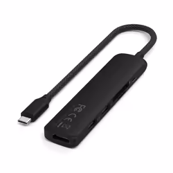 Satechi ST-P6SK interface hub USB Type-C 10000 Mbit/s Black