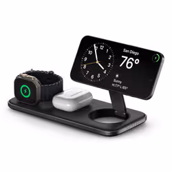 Satechi Qi2 Trio Smartwatch, Headphones, Smartphone Grey USB Wireless charging Indoor - Additional view 4