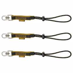 DEWALT Elastic Tool Attachment with Swiveling D-Ring. 3 Pack  15 lb. Capacity