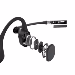 SHOKZ OpenComm UC Headset Wireless Ear-hook Office/Call center Bluetooth Black