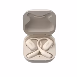 SHOKZ OpenFit Headphones Wireless Ear-hook Calls/Music/Sport/Everyday Bluetooth White - Additional view 4