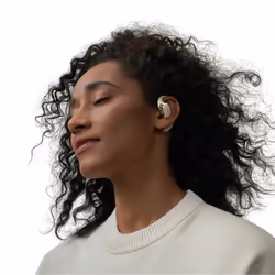 SHOKZ OpenFit Headphones Wireless Ear-hook Calls/Music/Sport/Everyday Bluetooth White - Additional view 5