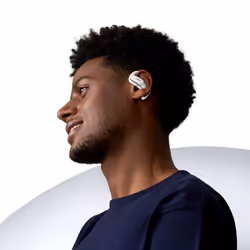 SHOKZ OpenFit Air, weiss Headset Wireless Ear-hook Calls/Music/Sport/Everyday Bluetooth White - Additional view 5