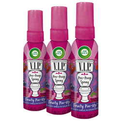 Air Wick V.I.Poo Toilet Perfume Fruity Pin-Up 1.9 Oz. Pack of 3