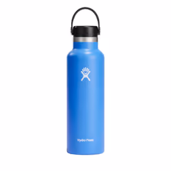Hydro Flask 21 Oz Standard Mouth Flex Cap Cascade Insulated Water Bottle 621 ml Stainless Steel TempShield Double-Wall Vac ...