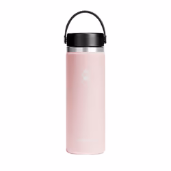 Hydro Flask 20 Oz Wide Mouth Flex Bottle Trillium Stainless Steel Double Wall Leakproof Cupholder-friendly Sport 20 Fl ...
