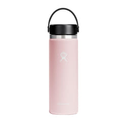Hydro Flask 20 Oz Wide Mouth Flex Bottle  Trillium  Stainless Steel  Double Wall  Leakproof  Cupholder-friendly  Sport  20 Fluid Ounces