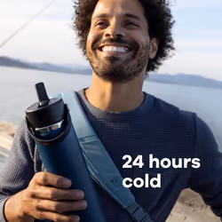 Hydro Flask Wide Flex Straw Cap Cascade 40 Oz