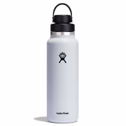 Hydro Flask 40 Oz Wide Flex Chug Cap Stainless Stee Double-wall White