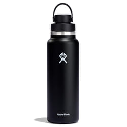 Hydro Flask 40 Oz Wide Flex Chug Cap Black  Stainless Steel  Double wall