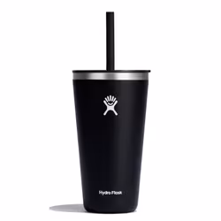 Hydro Flask 28 Oz All Around Tumbler Straw Lid Black
